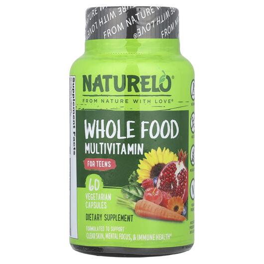 Основне фото товара Whole Food Multivit for Teens, Вітаміни для підлітків, 60 капсул