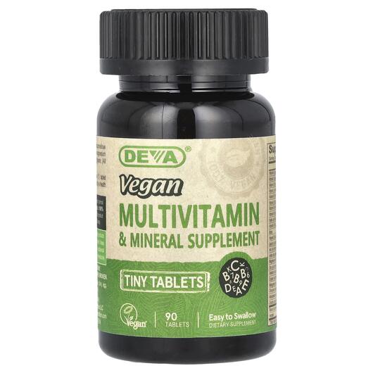 Основне фото товара Vegan Multivitamin & Mineral, Веганські Мультивітаміни, 90 та