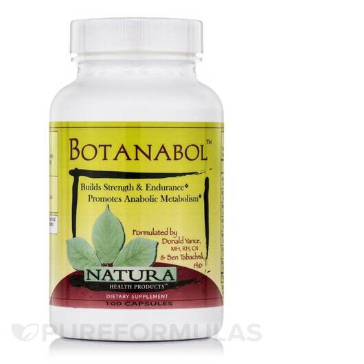 Основне фото товара Natura Health Products, Botanabol, Ботанабол, 100 капсул