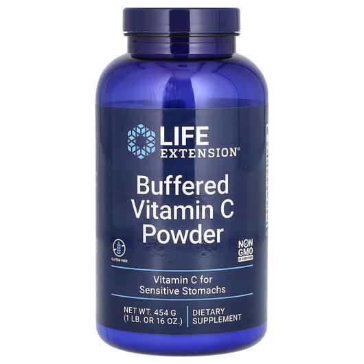 Основне фото товара Life Extension, Buffered Vitamin C Powder, Вітамін C, 454 г