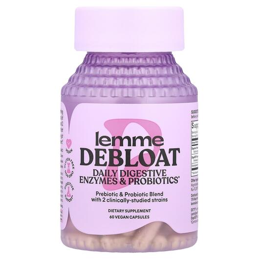 Основне фото товара Debloat Daily Digestive Enzymes & Porbiotics, Ферменти, 60 ка