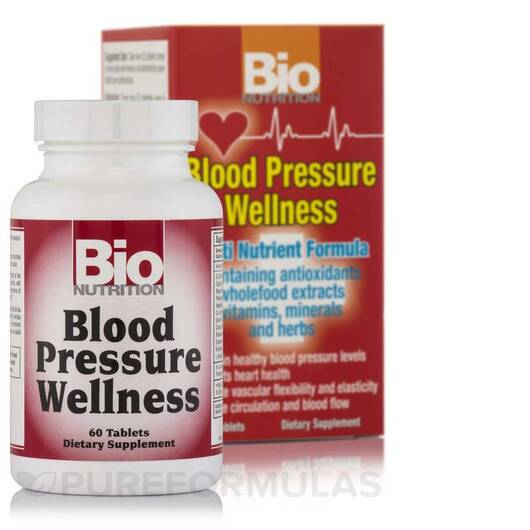 Основне фото товара Blood Pressure Wellness, Кардіо комплекс, 60 таблеток