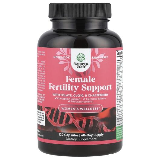 Основне фото товара Women's Wellness Female Fertility Support, Коензим CoQ10, 12