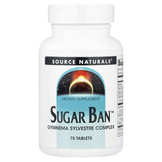 Основне фото товара Source Naturals, Sugar Ban, Хром, 75 таблеток
