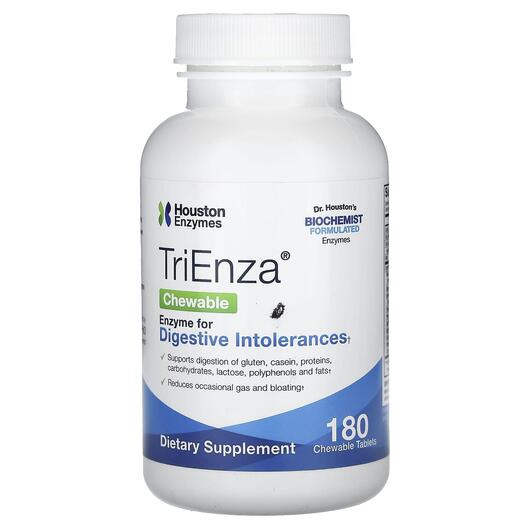 Основне фото товара Houston Enzymes, TriEnza, Ферменти ТріЄнза, 180 таблеток