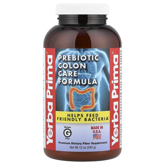 Основне фото товара Yerba Prima, Colon Care Formula, Підтримка кишечника, 340 г