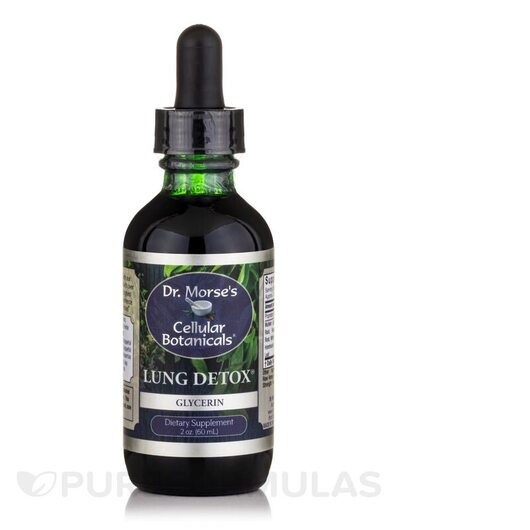 Основне фото товара Doctor Morse's, Lung Detox Glycerin, Детокс та очищення, 60 