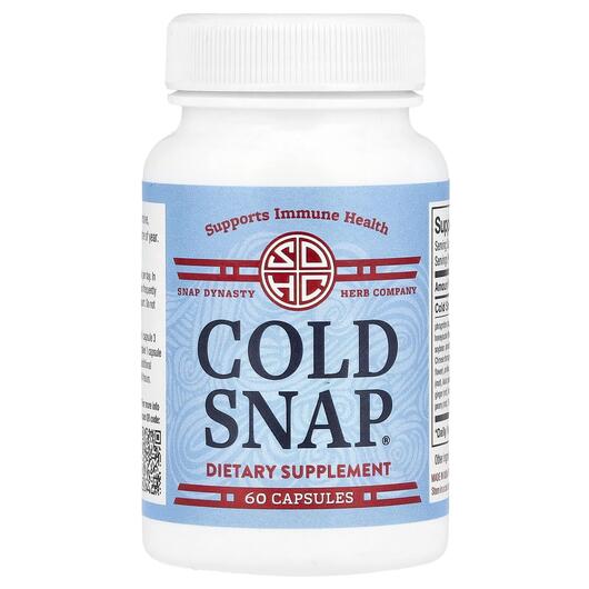 Основне фото товара Snap Dynasty, Cold Snap, Підтримка імунітету, 60 капсул