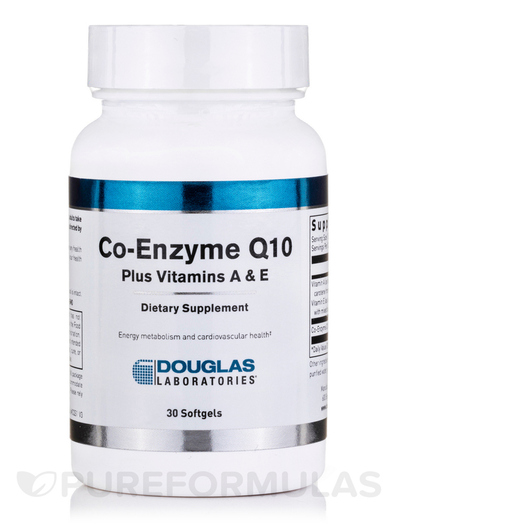 Основне фото товара Douglas Laboratories, Co-Enzyme Q10, Коензим CoQ10, 30 капсул