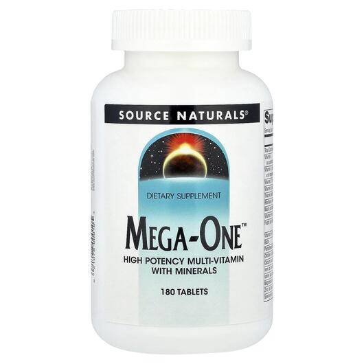Основне фото товара Mega-One High Potency Multi-Vitamin with, Мультивітаміни, 180 таб