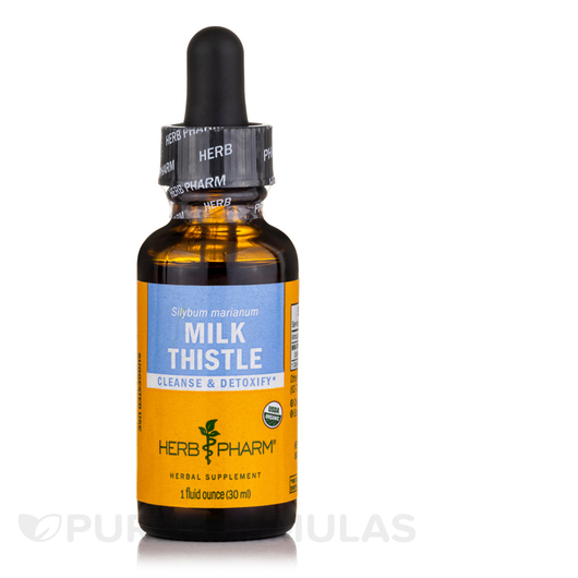 Основне фото товара Herb Pharm, Milk Thistle, Розторопша, 30 мл
