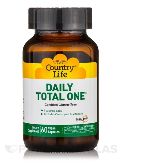 Основне фото товара Country Life, Daily Total One, Мультивітаміни, 60 капсул