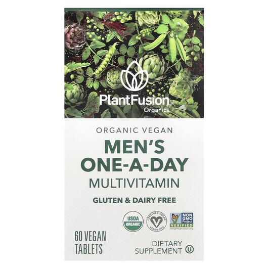Основне фото товара Organic Vegan Men's One-a-Day Multivitamin, Мультивітаміни, 