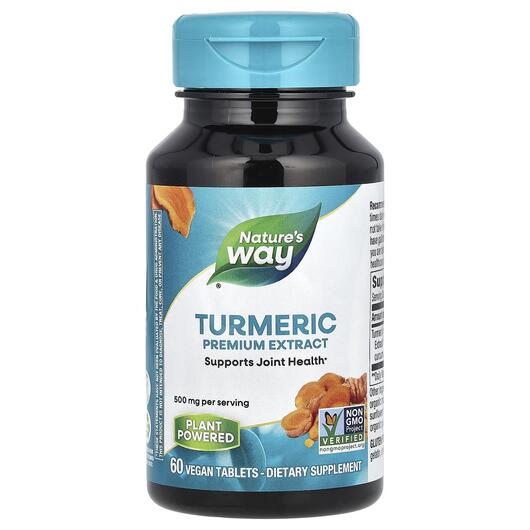 Основне фото товара Nature's Way, Turmeric Standardized 60, Куркума, 60 таблеток