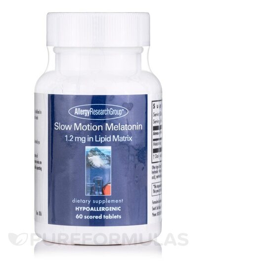 Основне фото товара Slow Motion Melatonin, Мелатонін, 60 таблеток