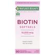 Фото товару Biotin Softgels 10000 mcg, Вітамін B7 Біотин, 90 капсул