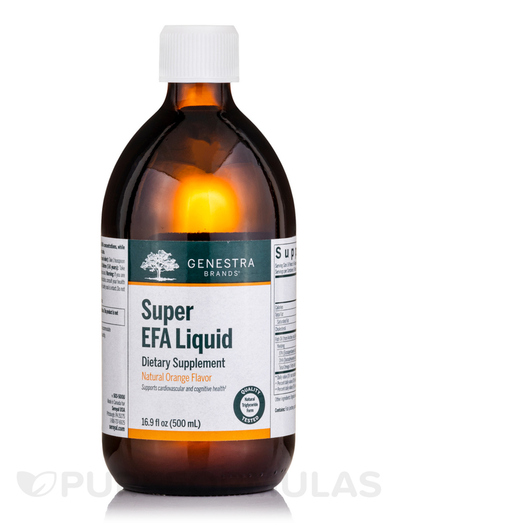 Основное фото товара Genestra, Омега 3 6 9, Super EFA Liquid Natural Orange, 500 мл