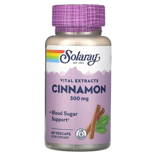 Основне фото товара Vital Extracts Cinnamon 300 mg, Екстракт кориці, 60 капсул