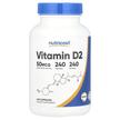 Vitamin D2 50 mcg 2000 IU, Вітамін D2 Ергокальциферол, 240 капсул