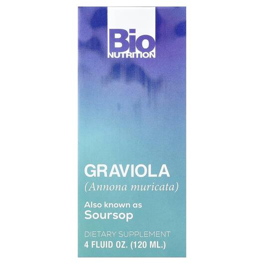 Основне фото товара Bio Nutrition, Graviola, Гравіола, 120 мл