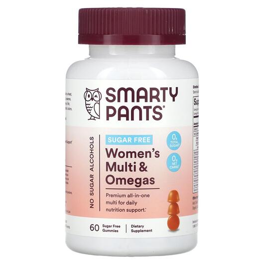 Основне фото товара Women's Multi & Omegas Sugar Free, Вітаміни для жінок, 6