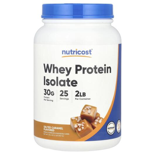 Основне фото товара Whey Protein Isolate Salted Caramel, Протеїн Ізолят, 907 г