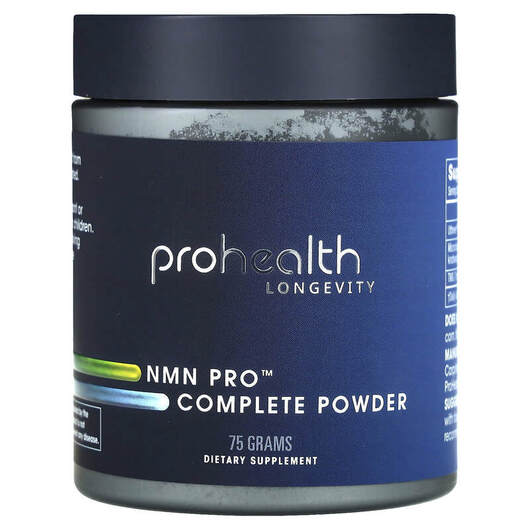 Основне фото товара ProHealth Longevity, NMN Pro Complete, NMN Ресвератрол TMG, 75 г