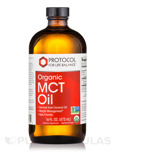 Основне фото товара Protocol for Life Balance, Organic MCT Oil, MCT Олія, 473 мл
