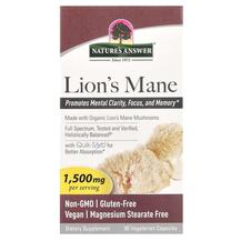 Lion's Mane 500 mg Грибы Львиная грива Nature's