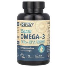 Веганська Омега-3 ДГК-ЕПК 300 мг Vegan Omega-3 Deva Веганська Омега-3 ДГК-ЕПК 300 мг Vegan Omega-3 Deva