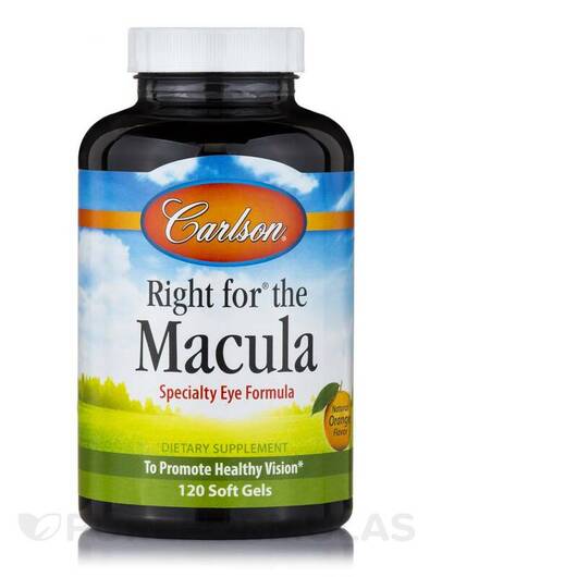Основне фото товара Right for the Macula Natural Orange, Підтримка здоров'я зору