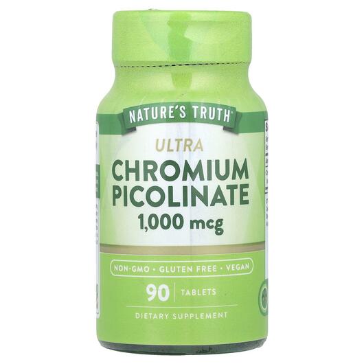 Основне фото товара Ultra Chromium Picolinate 1000 mcg, Хром, 90 таблеток
