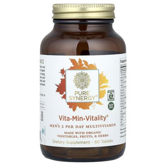 Основне фото товара Men's Vita-Min-Vitality, Вітаміни для чоловіків, 60 таблеток