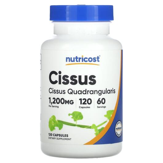 Основне фото товара Nutricost, Cissus 1200 mg, Цисус, 120 капсул