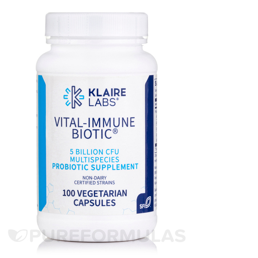 Основне фото товара Klaire Labs, Vital-Immune Biotic, Підтримка імунітету, 100 капсул