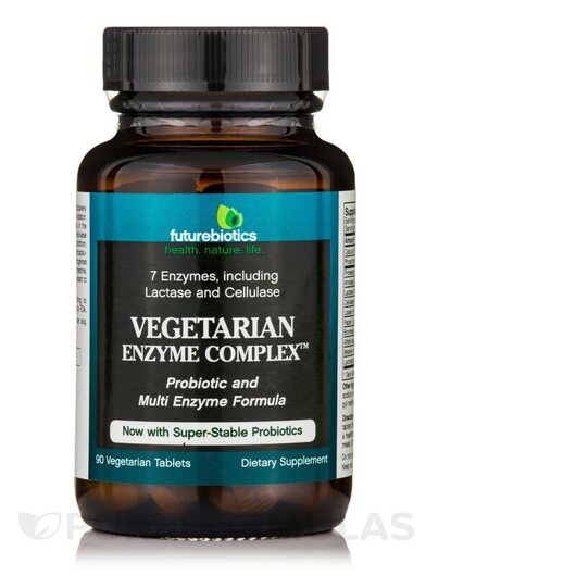 Основне фото товара Future Biotics, Vegetarian Enzyme Complex, Ферменти, 90 таблеток