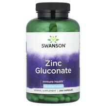 Глюконат Цинка Zinc Gluconate 50 mg Swanson
