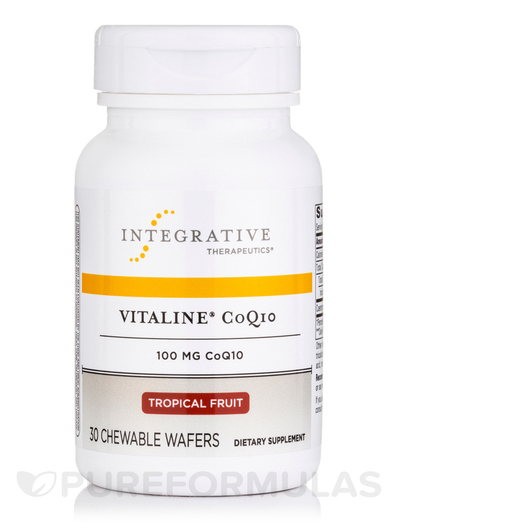 Основне фото товара Vitaline CoQ10 100 mg Tropical Fruit, Коензим CoQ10, 30 таблеток
