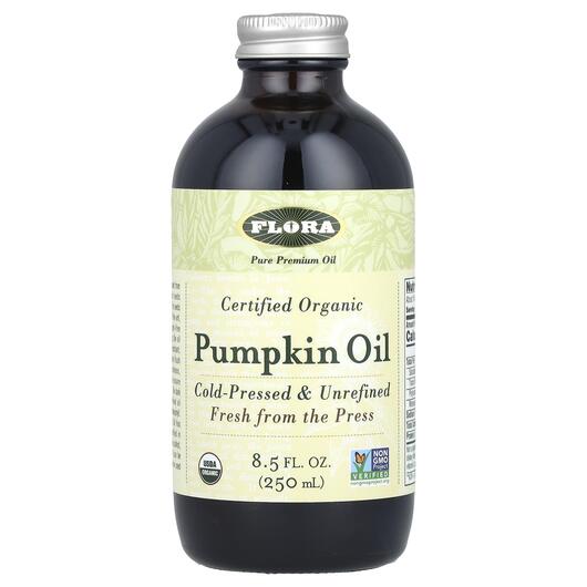 Основне фото товара Flora, Pumpkin Oil, Гарбузова олія, 250 мл