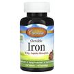 Фото товару Chewable Iron 30 mg Natural Strawberry, Жувальне Залізо, 120 табл