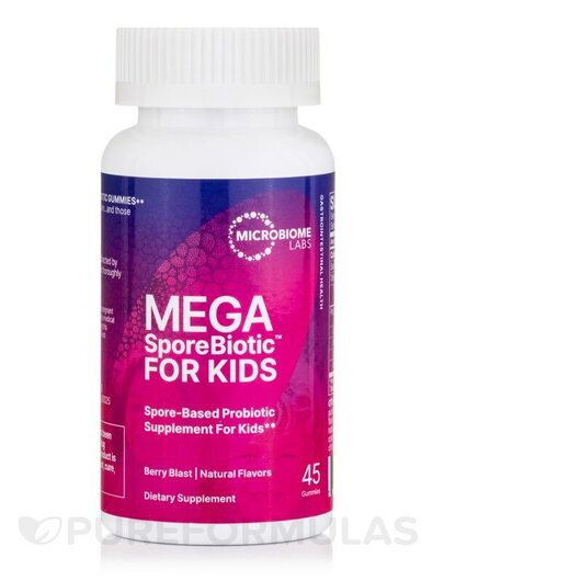Основне фото товара MegaSporeBiotic For Kids Berry Blast and Natural, Пробіотики, 45 