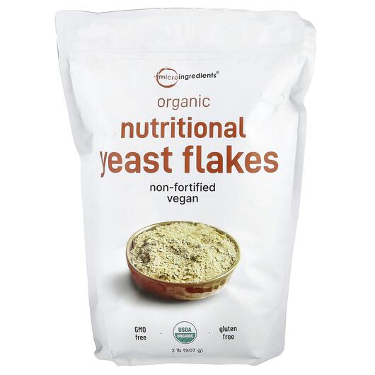 Основне фото товара Organic Nutritional Yeast Flakes, Харчові дріжджі, 907 г