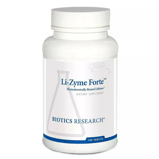 Основне фото товара Li-Zyme Forte 150 mcg, Літій 150 мкг, 100 таблеток