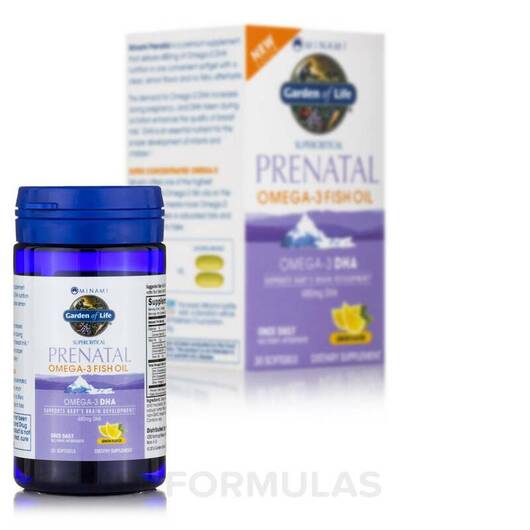 Основне фото товара Minami Supercritical Prenatal Omega-3, Вітаміни для вагітних, 30 