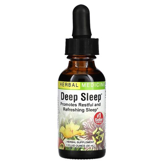 Основне фото товара Herbs Etc., Deep Sleep, Мелатонін, 30 мл