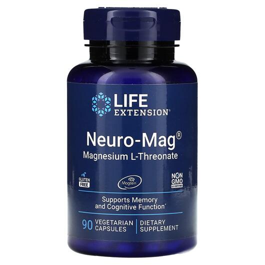 Основне фото товара Neuro-Mag Magnesium L-Threonate, Магній L-Треонат, 90 капсул