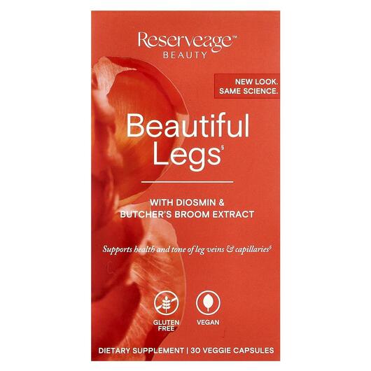 Основне фото товара Beautiful Legs with Diosmin, Підтримка вен ніг, 30 капсул
