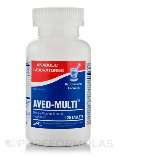 Основне фото товара Anabolic Laboratories, Aved-Multi, Мультивітаміни, 120 таблеток