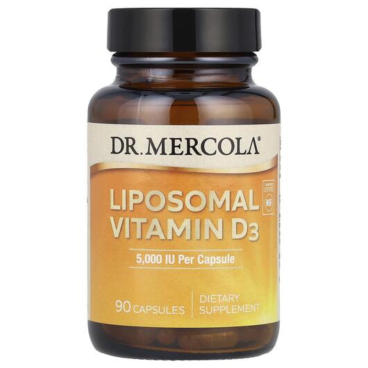 Основне фото товара Liposomal Vitamin D3 5000 IU, Ліпосомальний D3, 90 капсул