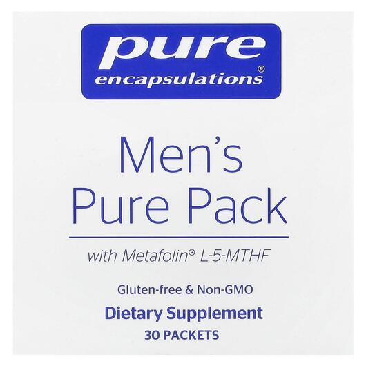 Основне фото товара Men's Pure Pack, Вітаміни для чоловіків, 30 шт